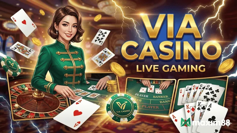 Via Casino Live Gaming Review — Available at Maxim88 Malaysia